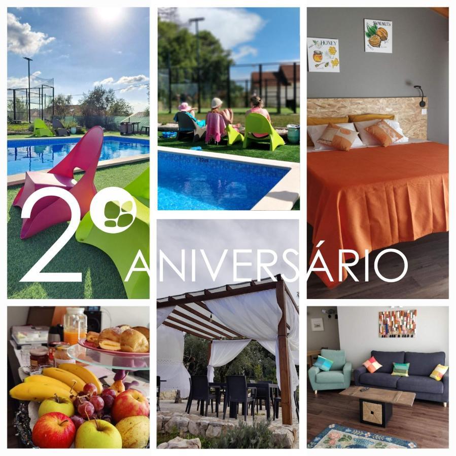 Poco E Meio - Padel & Pool Santiago da Guarda Exteriör bild